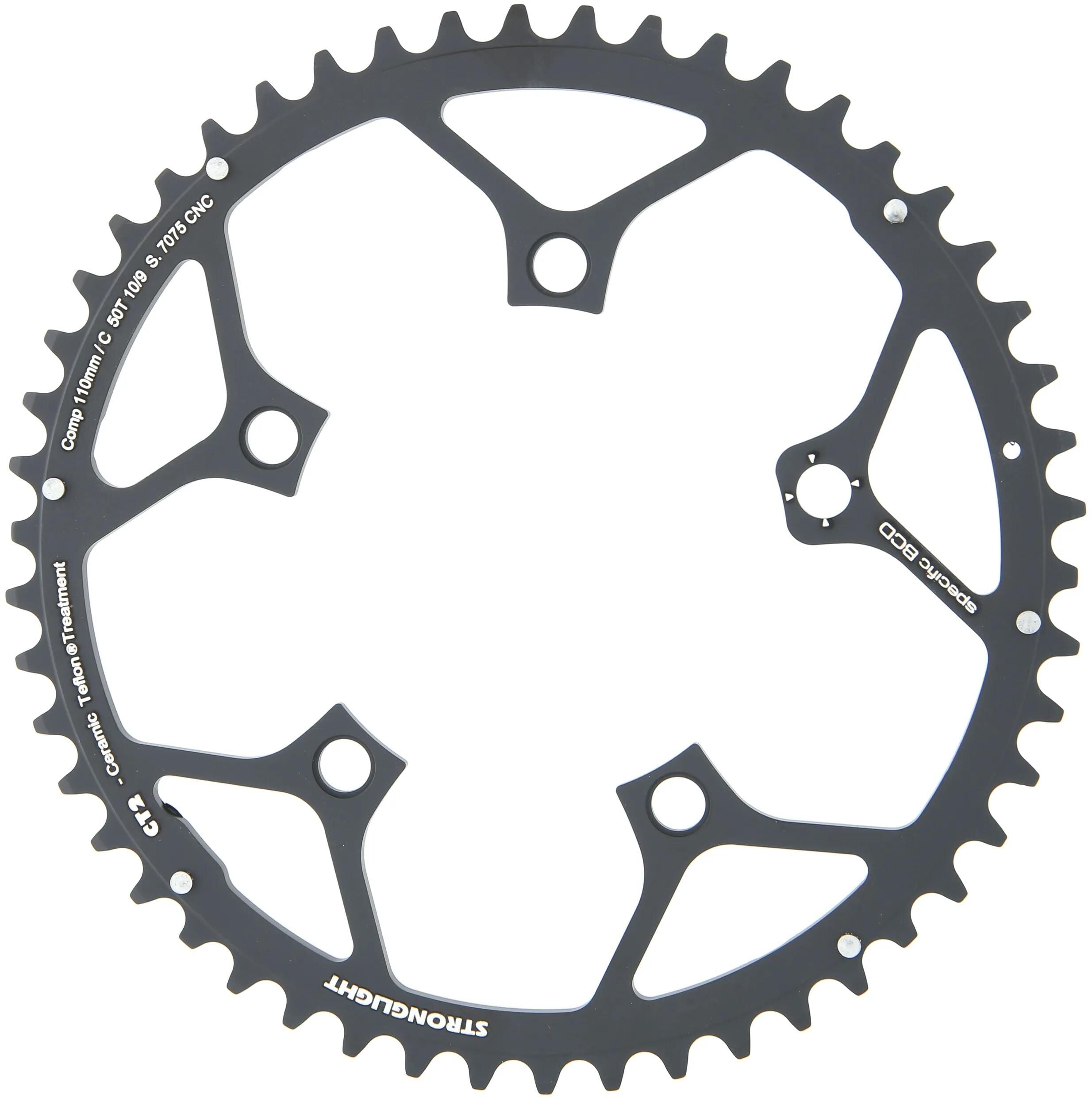 Stronglight kettenblatt ct2 chain ring strongl. ct2 cd110mm f.campa10 50t
