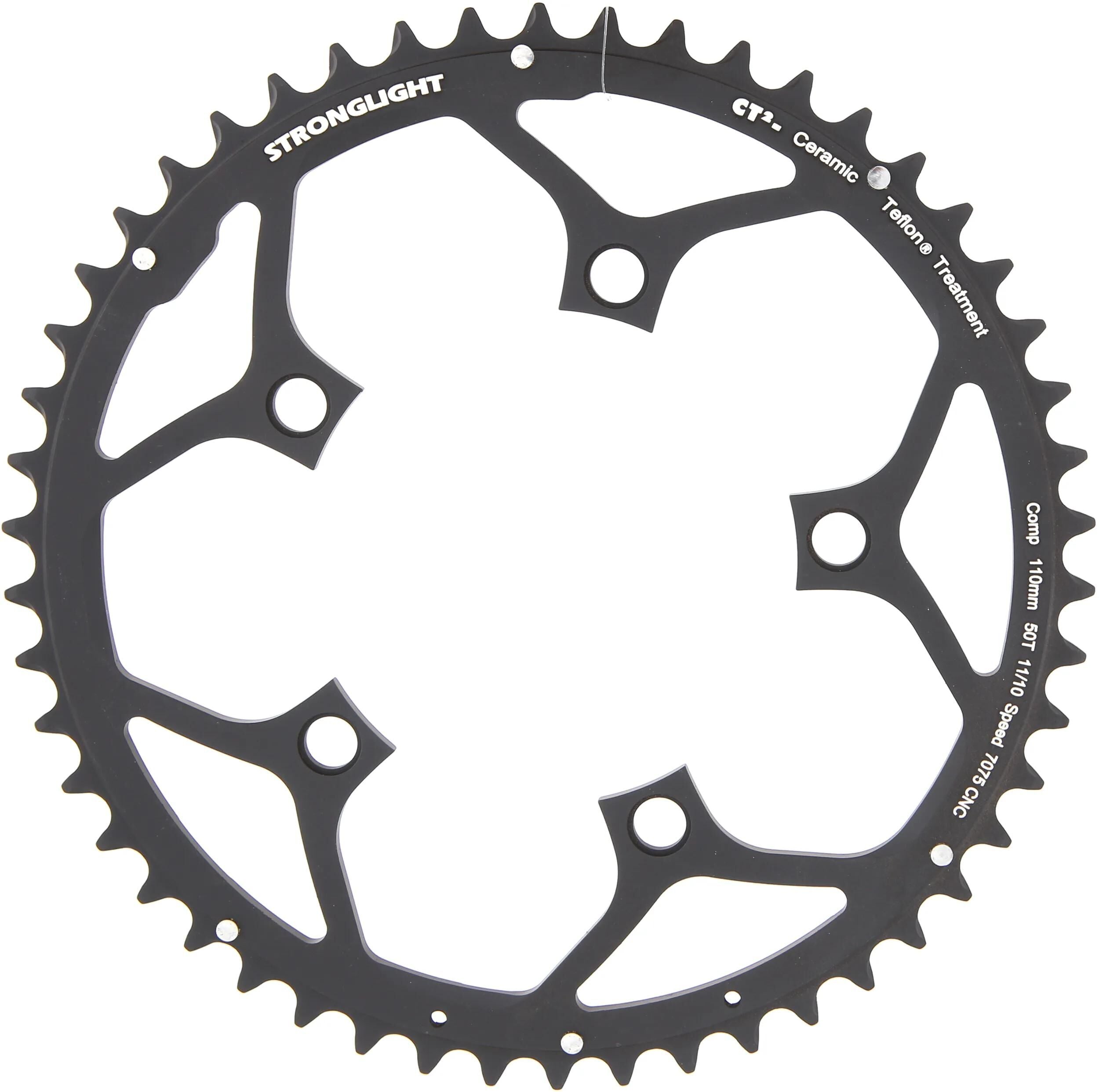 Stronglight kettenblatt ct2 chain ring strongl.ct2 110mm 50t b