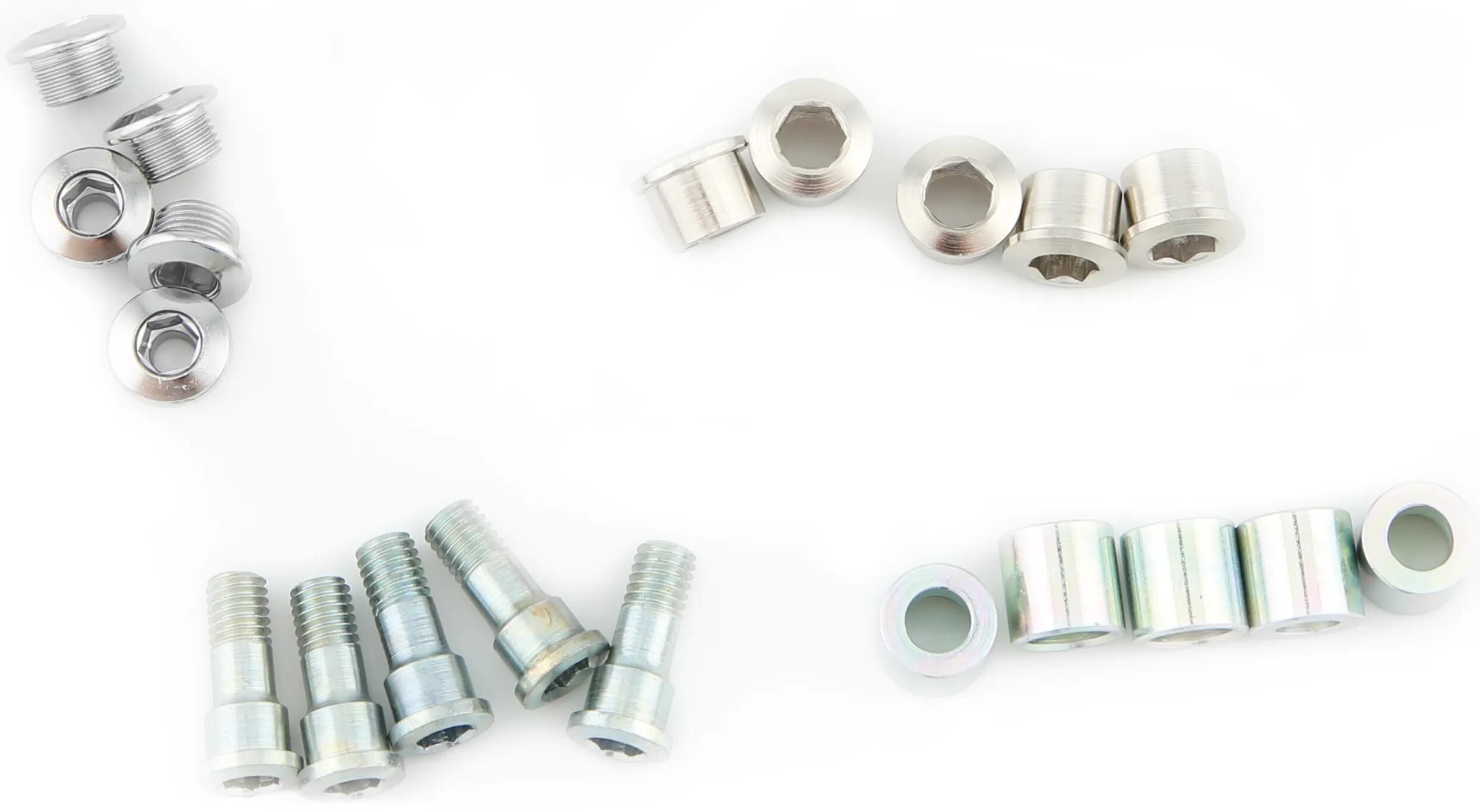 Stronglight kettenblattschraube chain wheel screws m. nuts set of 5 pcs.