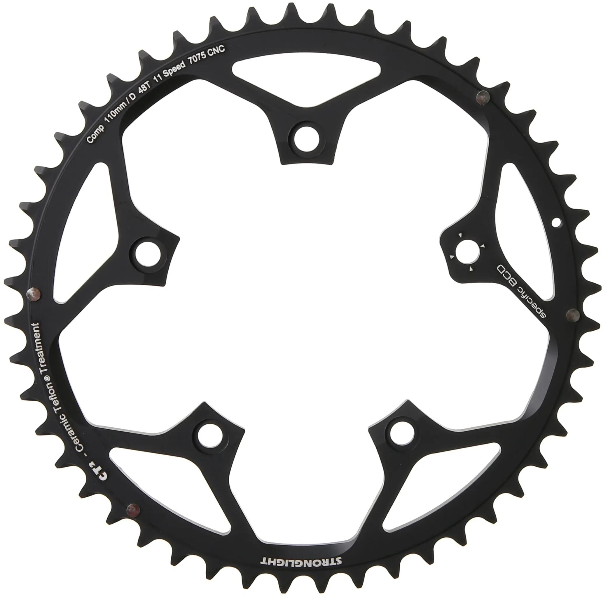 Stronglight kettingblad ct2 chain ring strongl.ct2 48t cer.-teflon coat.