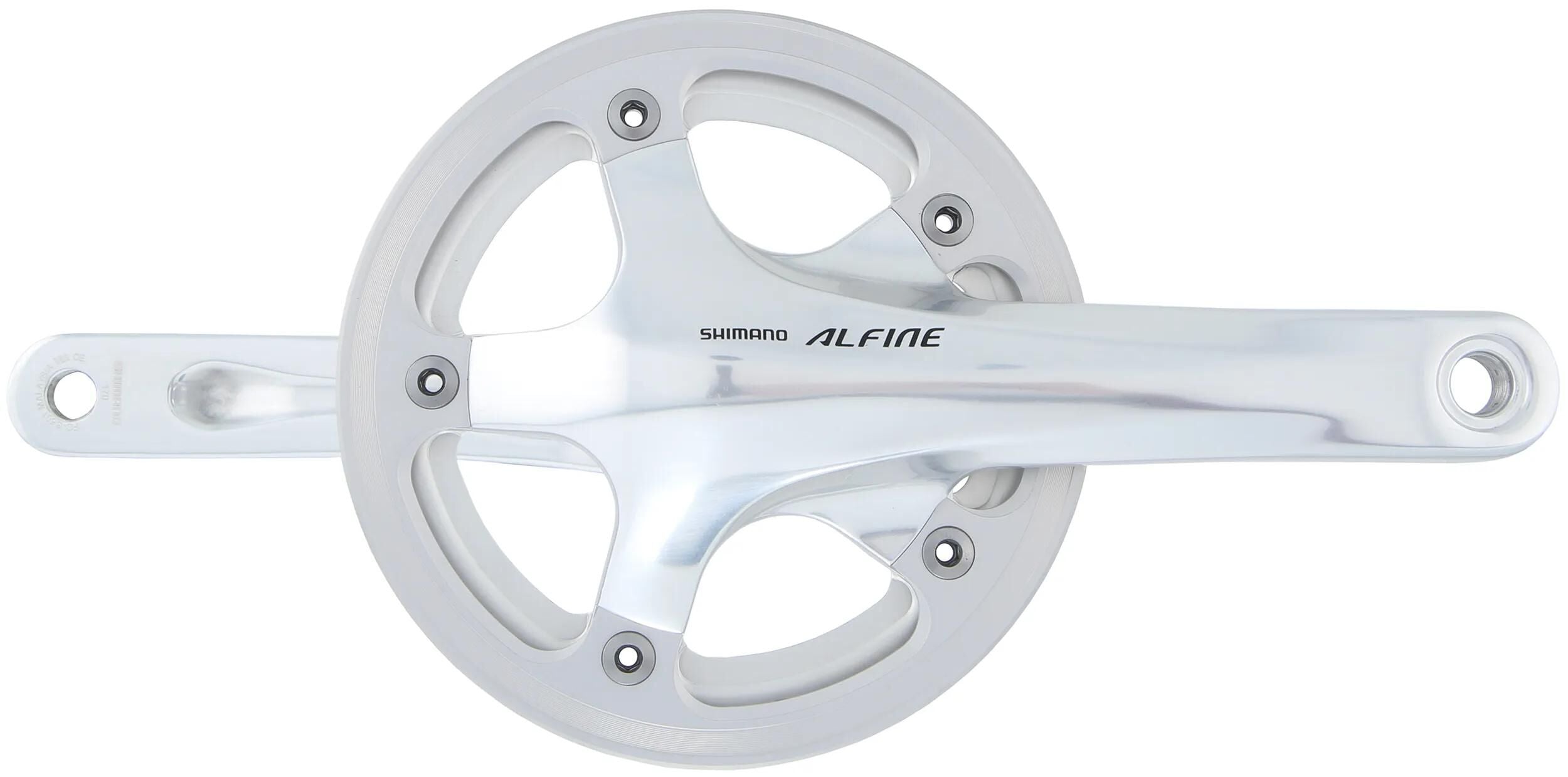 Shimano kettenradgarnitur alfine fc-s501 crankset shim.alfi.fcs501 39t.170mm ht2 1sp sil