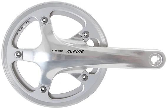 Shimano kettenradgarnitur alfine fc-s501 crankset shim.alfi.fcs501 45t.170mm ht2 1sp sil