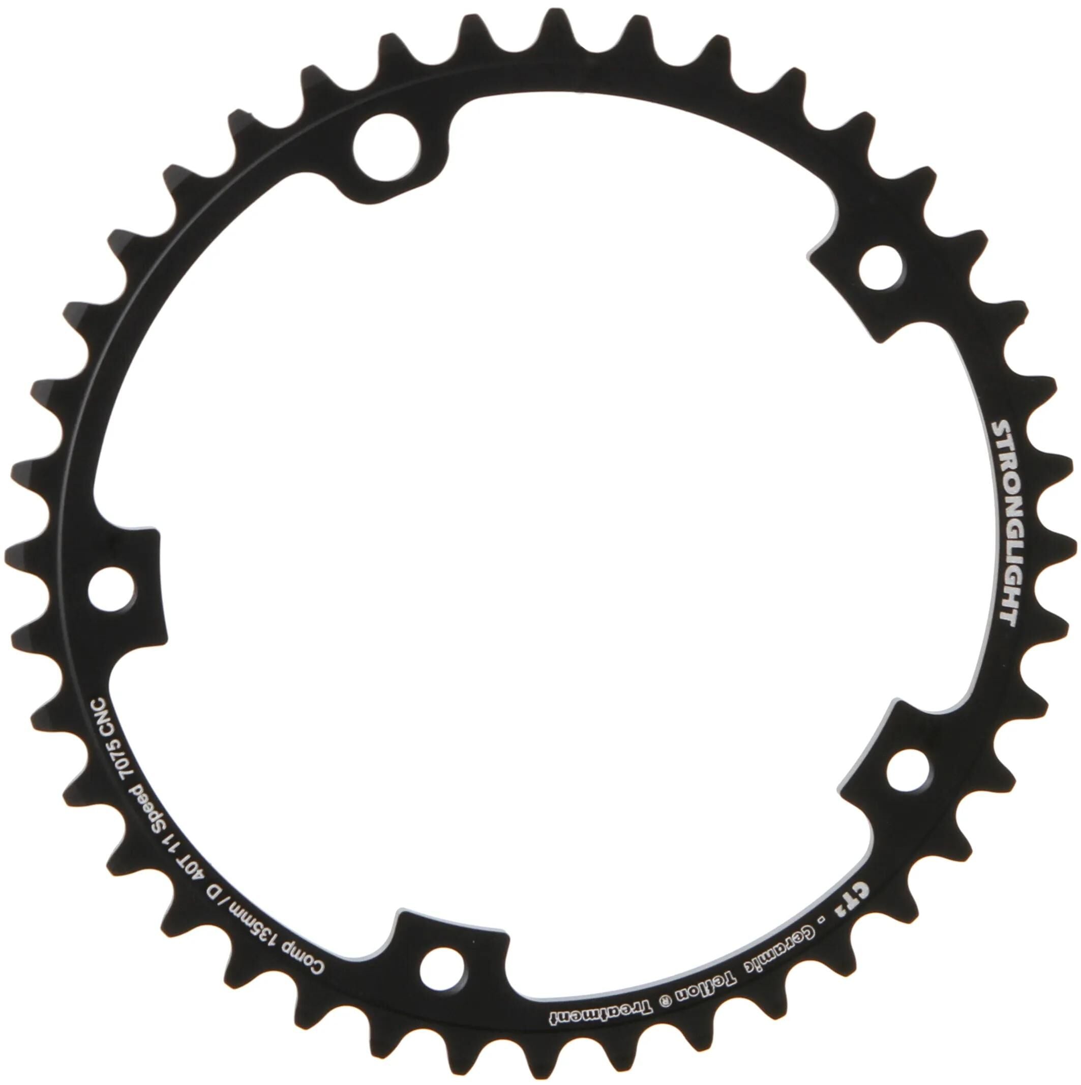 Stronglight kettingblad ct2 chain ring strongl.ct2 42t 135mm campa sr eps