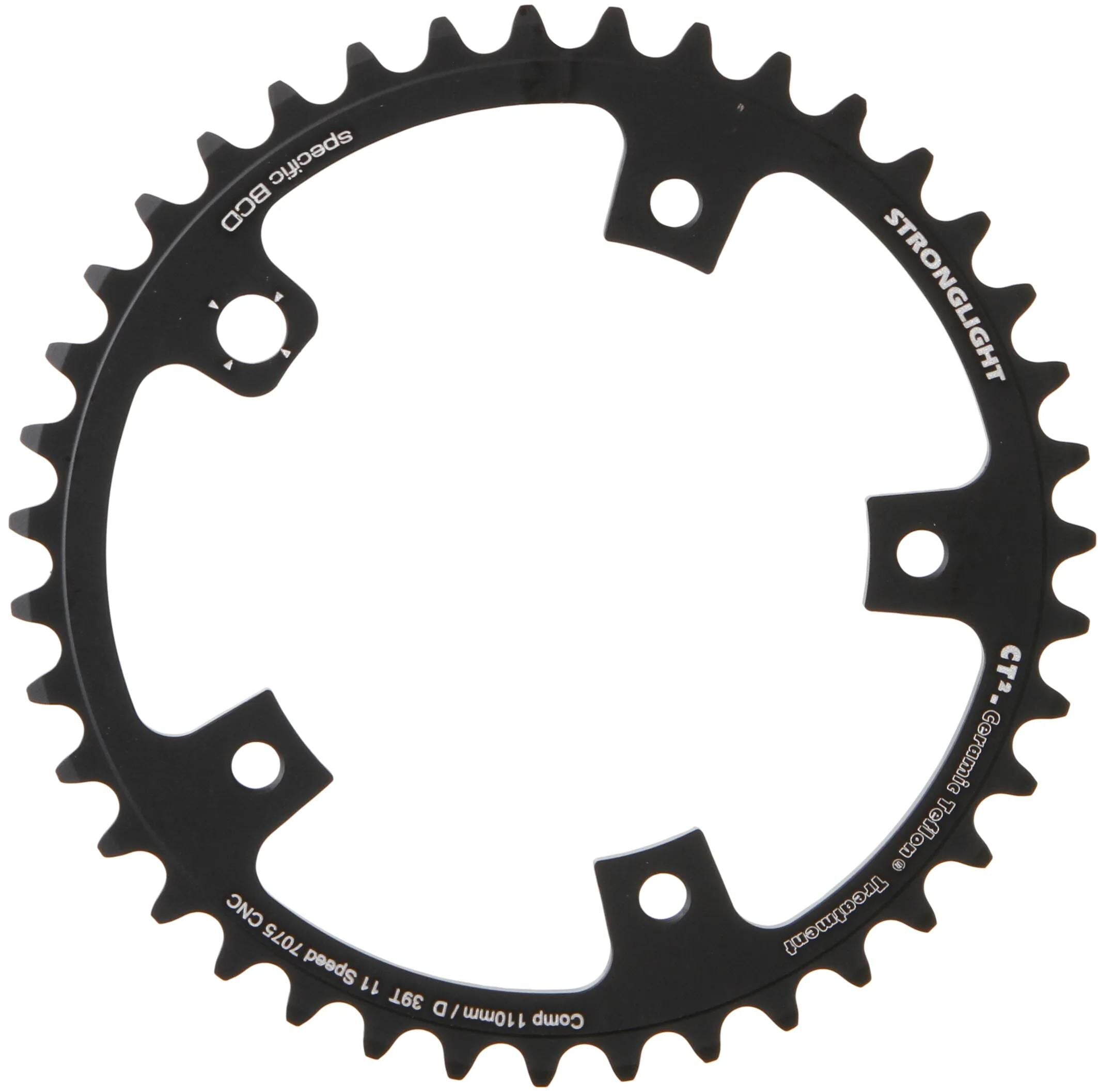 Stronglight kettenblatt ct2 chain ring strongl.ct2 39t 110mm campa sr eps