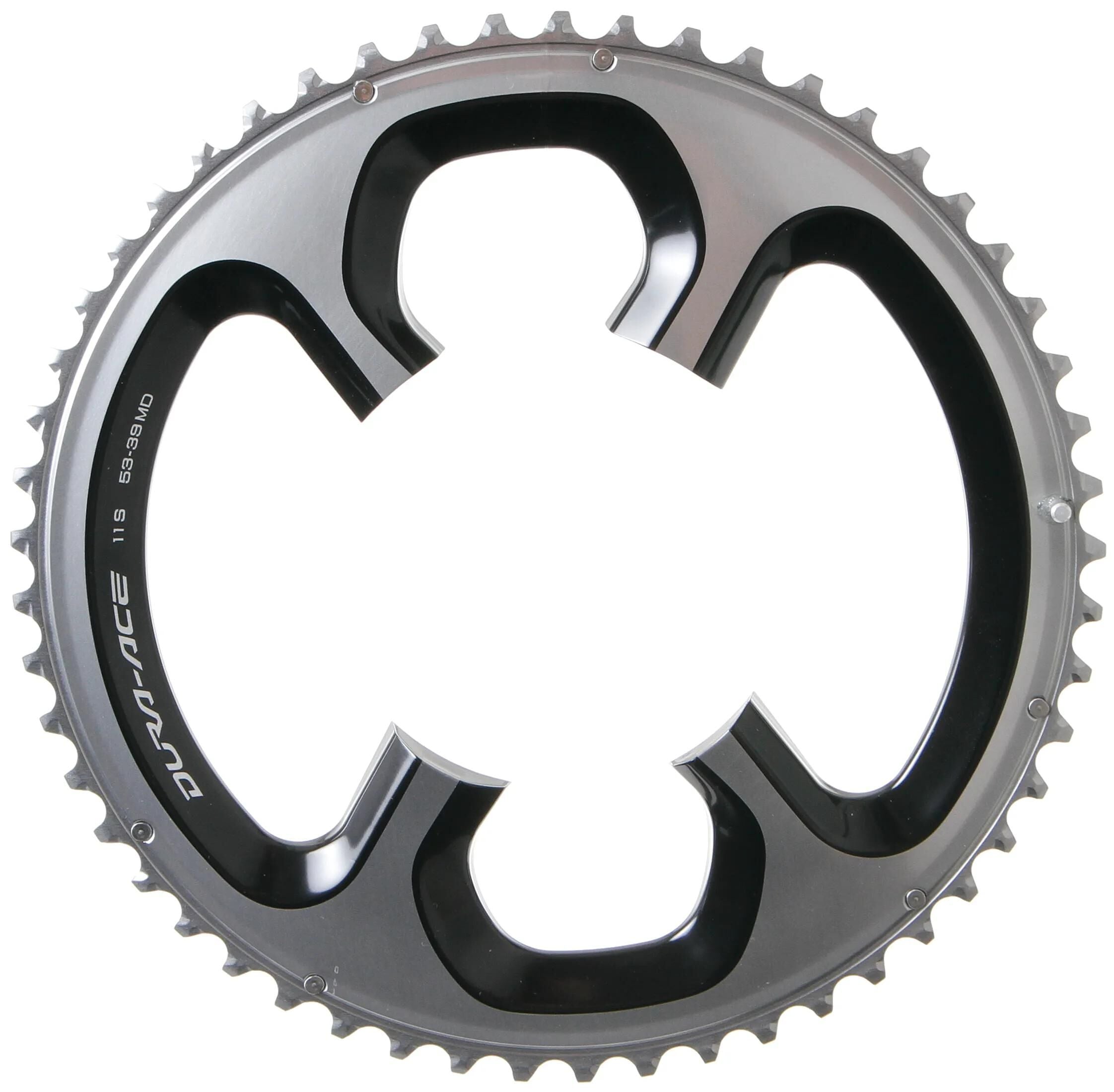 Shimano kettingblad dura ace fc-9000 chain ring shim. duraace 53t.4-arm,110mm,fc9000
