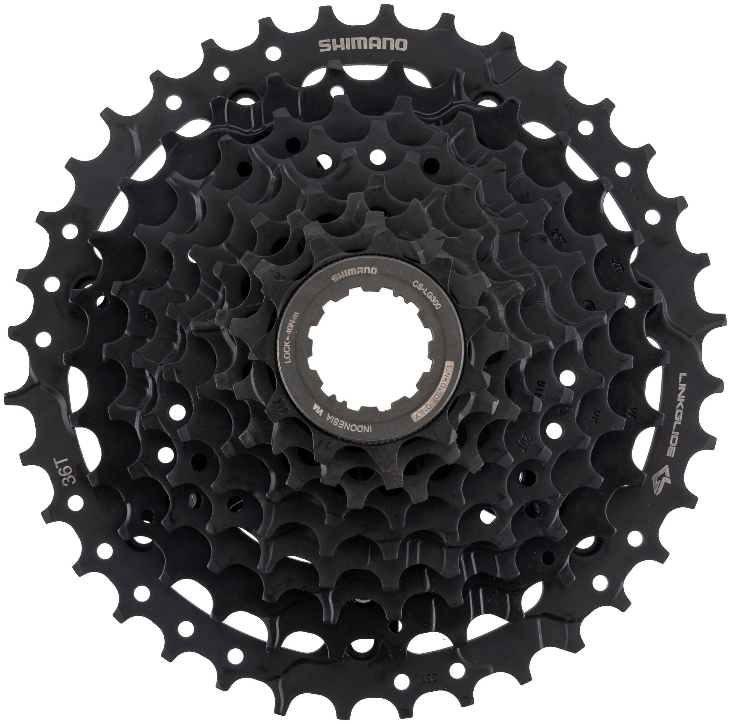 SHIMANO Kassetten-Cues 9V 11-41T CS-LG300 Schwarz
