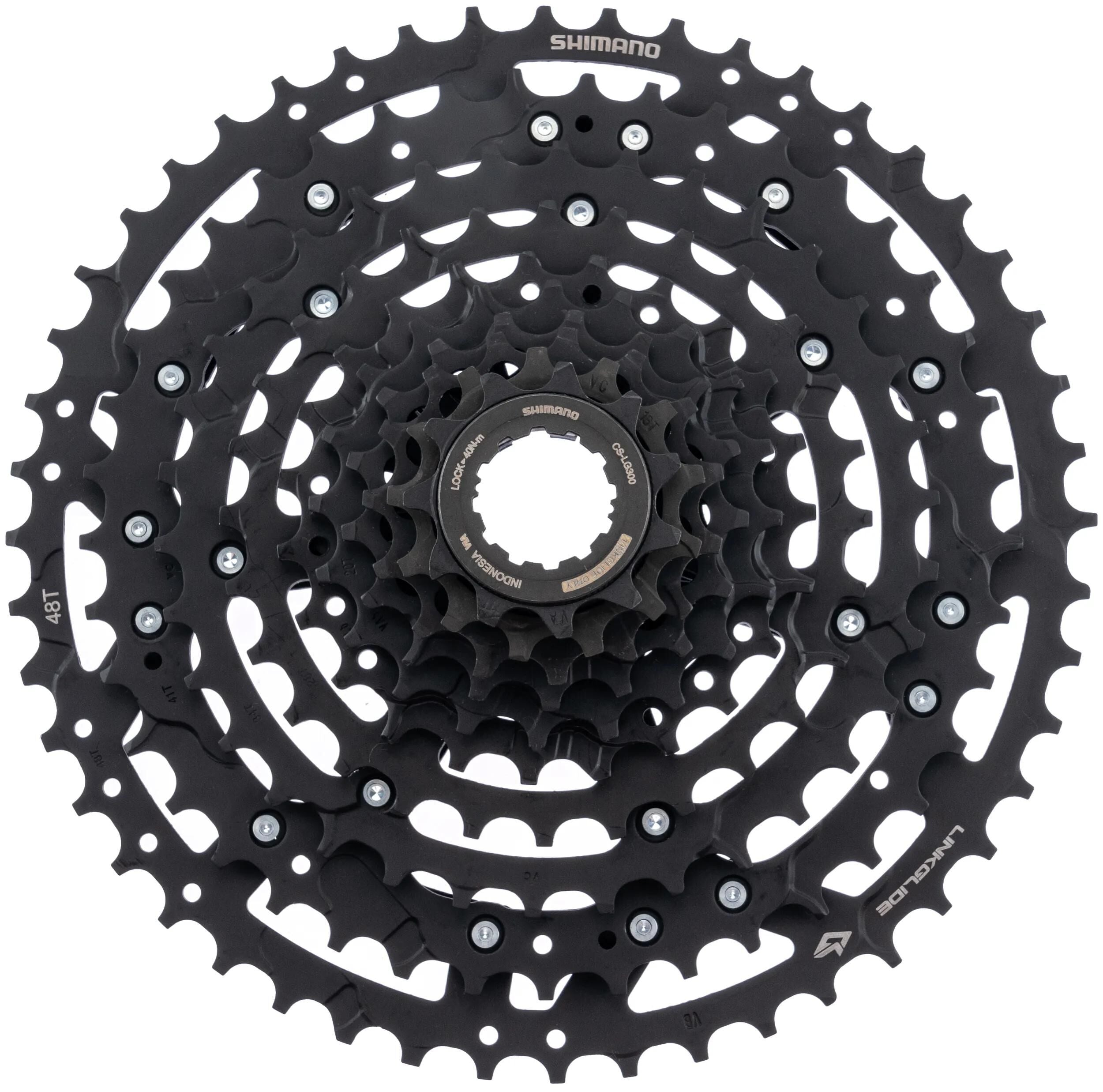 Shimano kassette cs-lg300-10 cas.sprocket shim.cs-lg 300 11-48t 10sp
