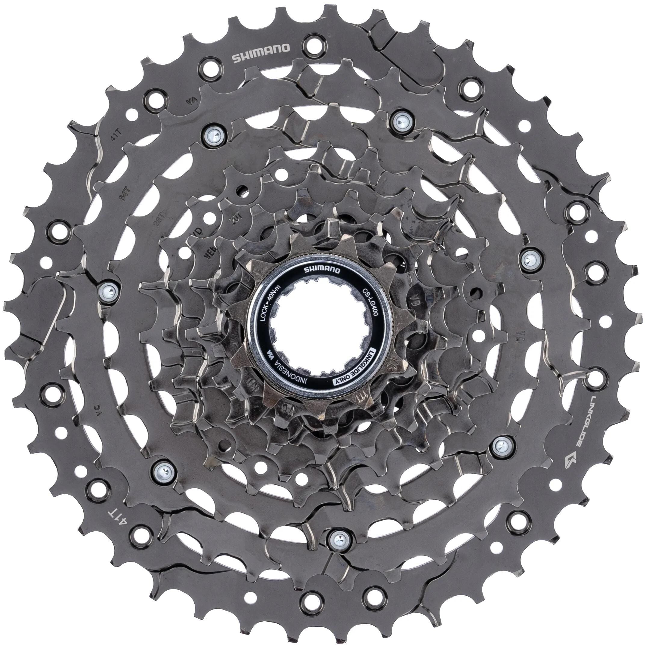 Shimano kassette cs-lg 400-9 shim.cassette lg400 9f 11-41z f.hg-m
