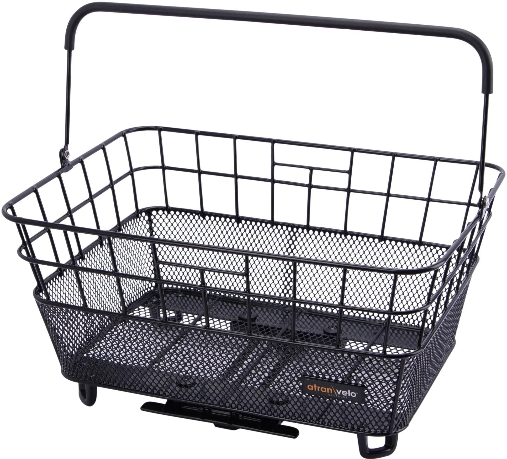 Atranvelo korb bring l avs rear basket bring l avs black