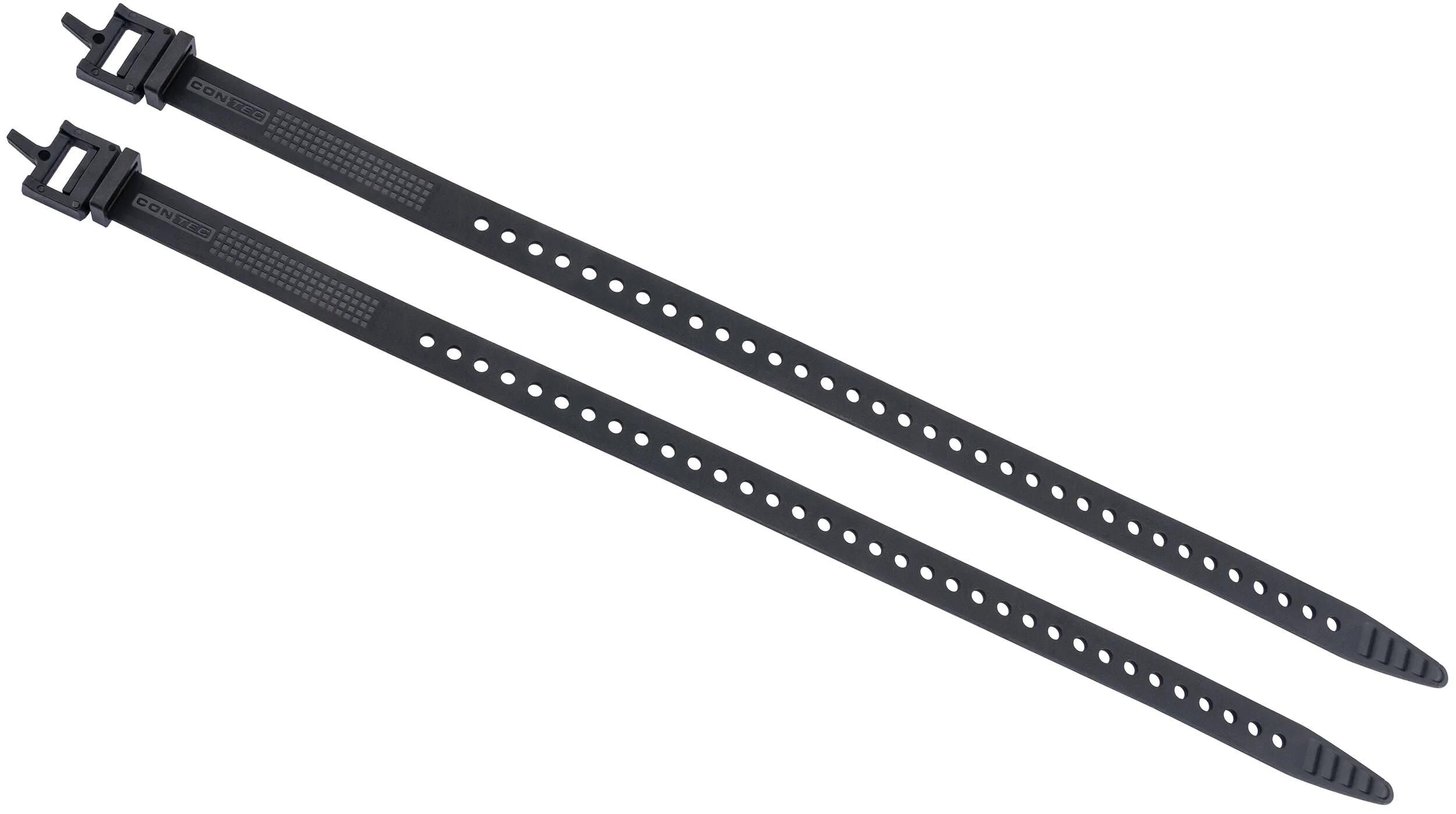 Contec snelbinder fixstrap ct lashing straps fixstra b19xl500mm, black, 2pcs