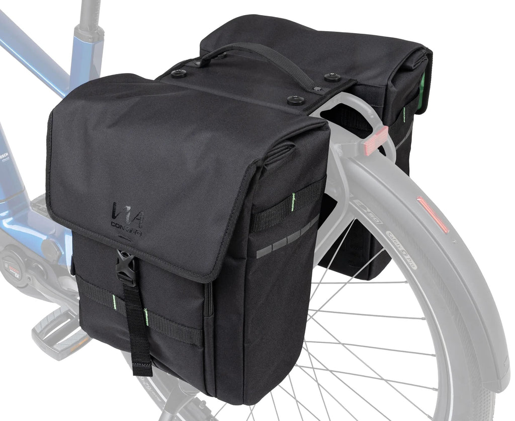 Contec doppeltasche via weekender ct twin bags via weeke rt black