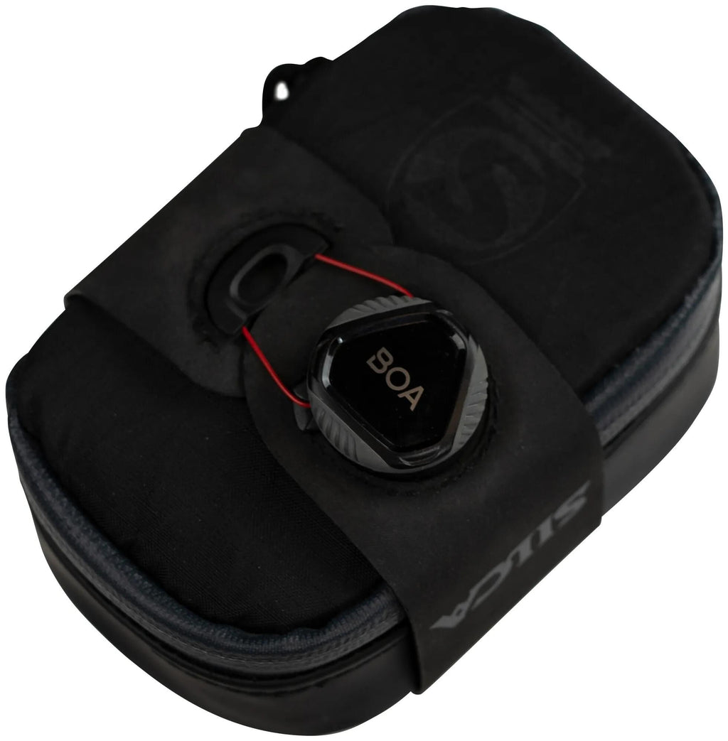 Silca zadeltas mattone saddle bag mattone black red