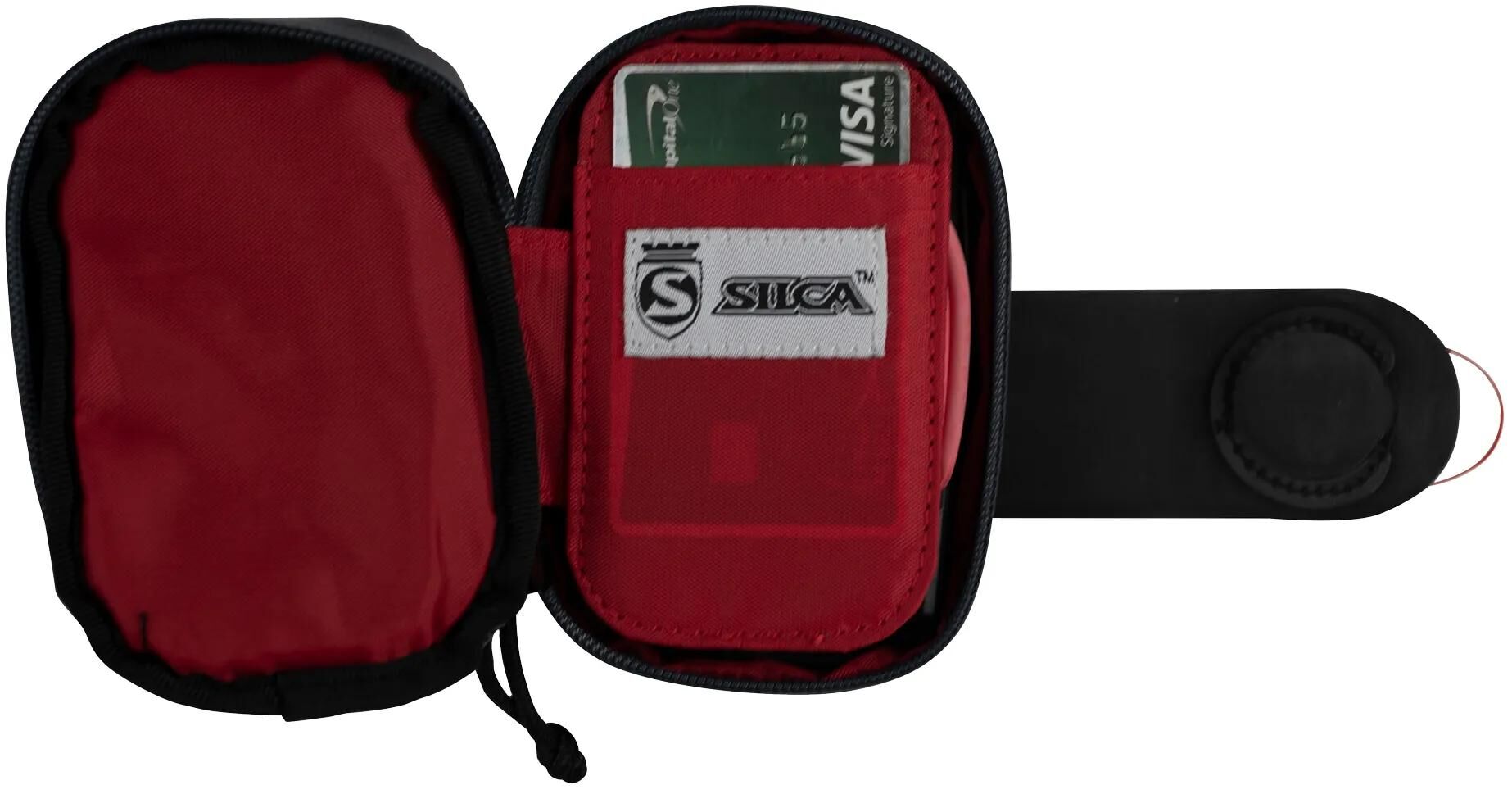 Silca satteltasche mattone saddle bag mattone black red