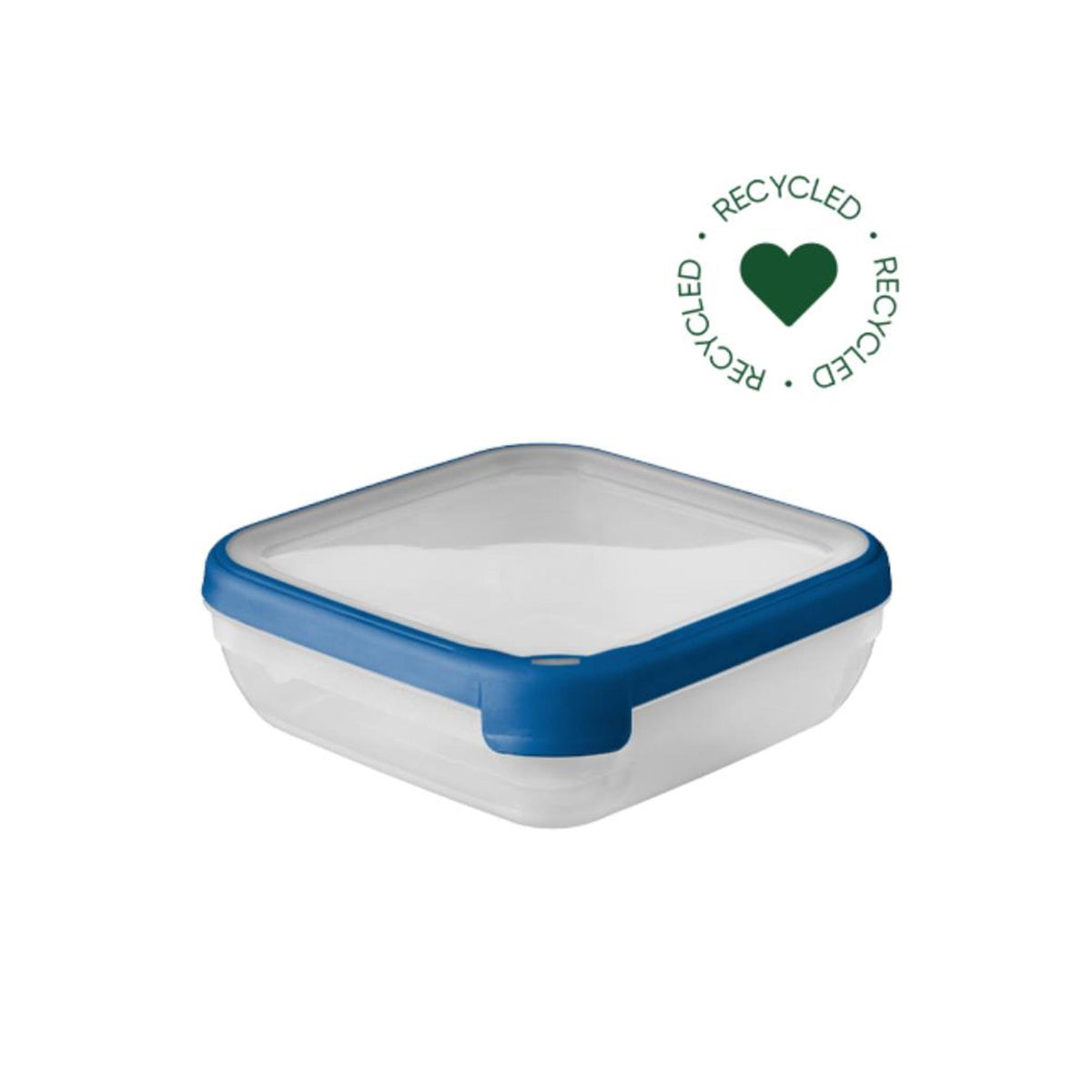 Curver grand chef vershoudbak vierkant 1.6l transparant donkerblauw