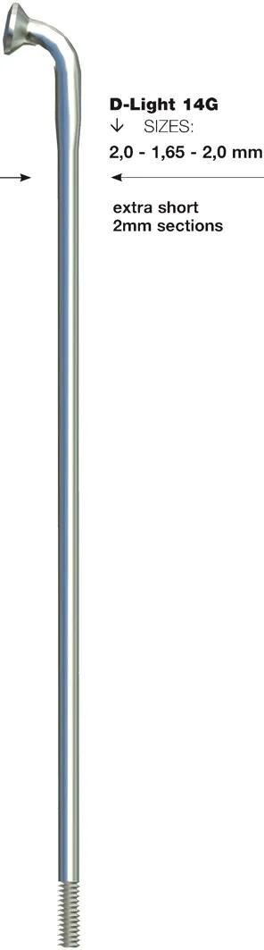 Sapim speiche d-light spoke d-loght sst db 2x1,65x276mm b
