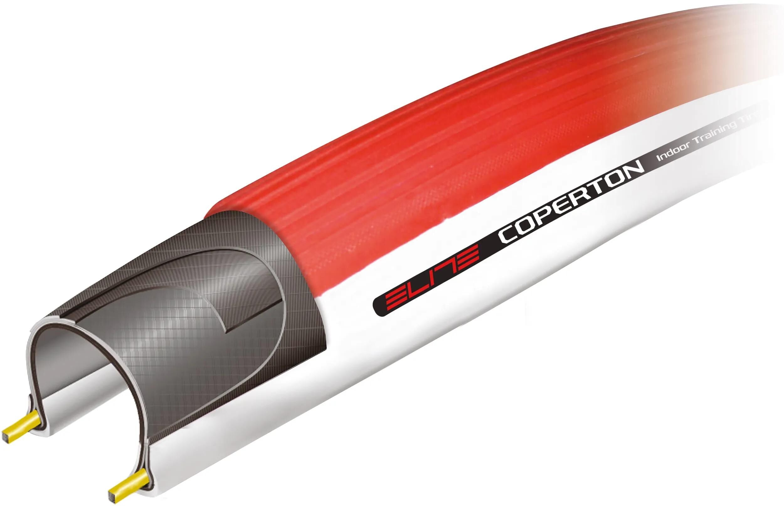 Elite trainingsreifen coperton 700c tire coperton 700c red
