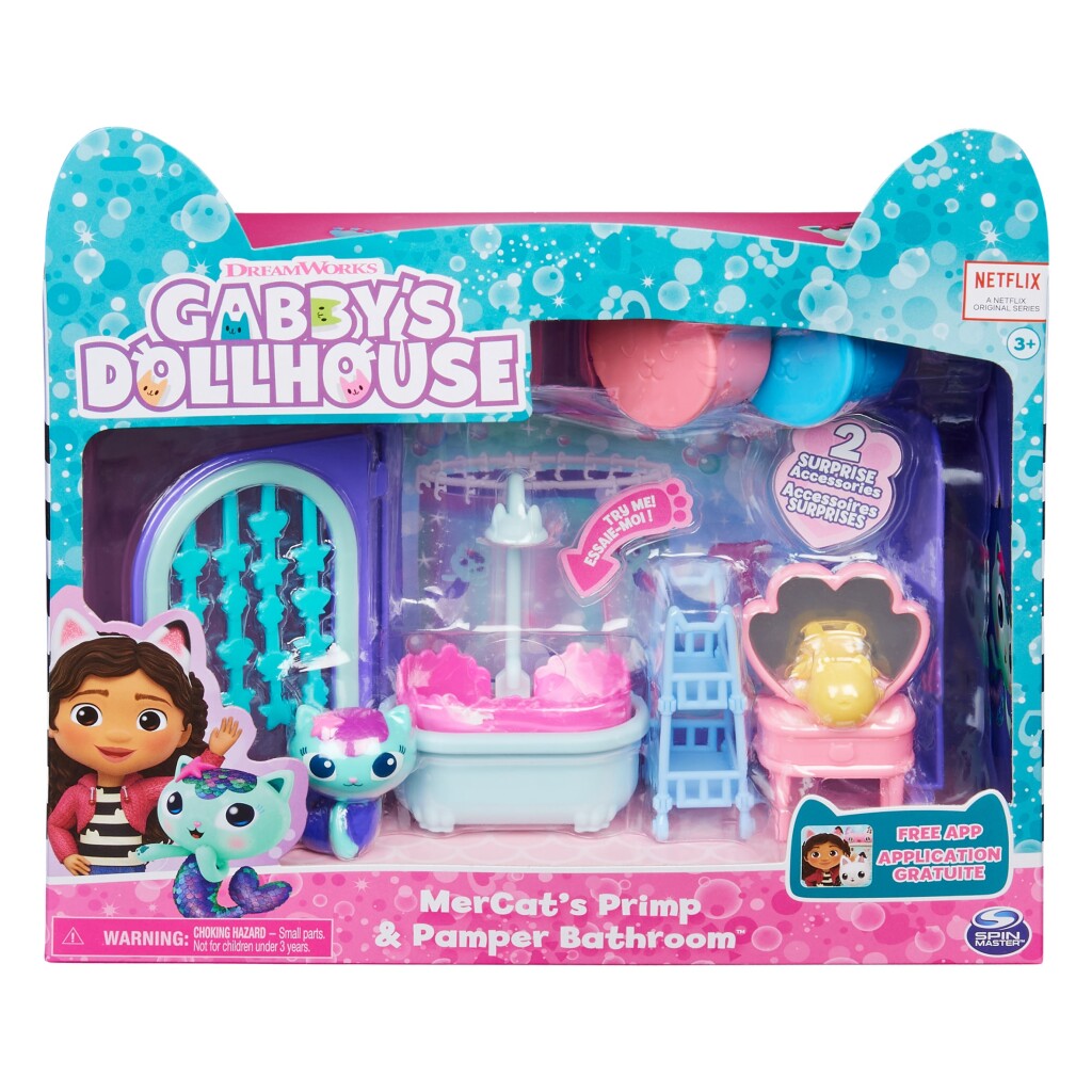 Gabby's dollhouse gabby #039;s dollhouse mercats primp and pamper badroom