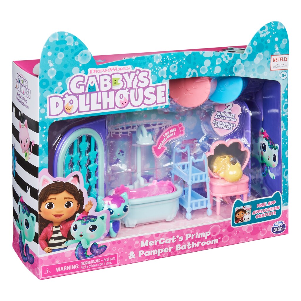 Gabby's dollhouse gabby #039;s dollhouse mercats primp and pamper badroom