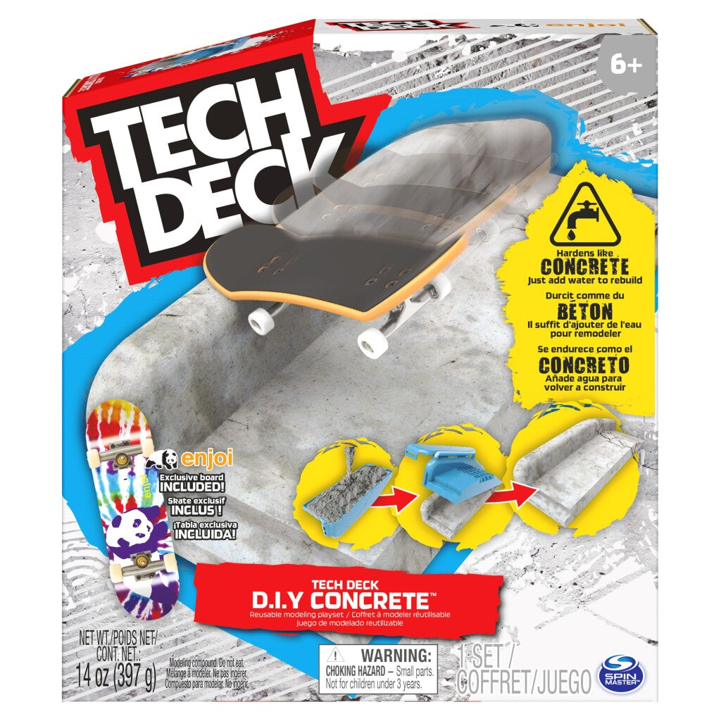 Tech Deck zum Selbermachen. Beton + Brett