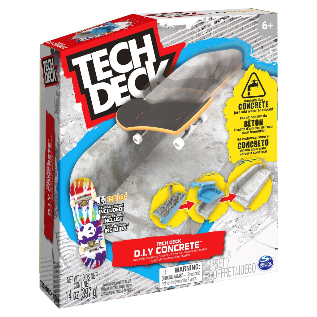 Tech Deck zum Selbermachen. Beton + Brett