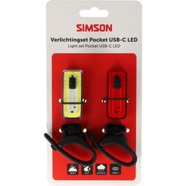 Simson Beleuchtungsset Aurora Pocket