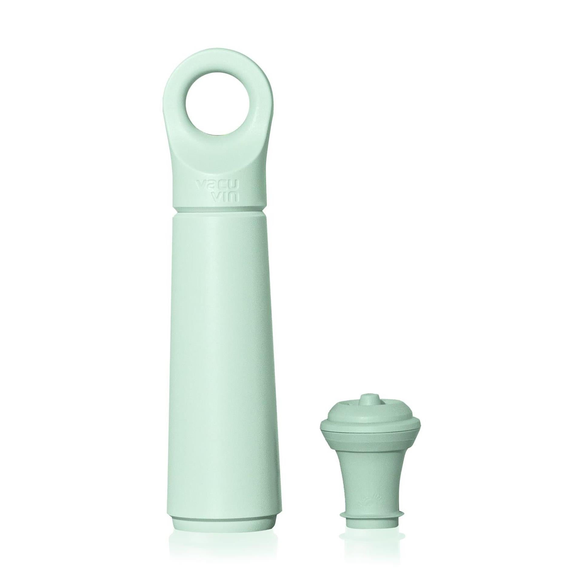 Vacuvin wine saver loop + stopper jade