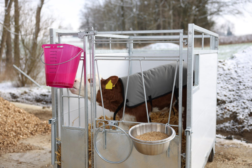 Producten kalveremmer kunststof afgeplat kaal roze transparant