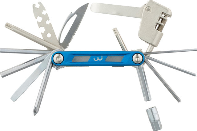 Bbb cycling primefold xl fietsgereedschap - gereedschapset - multi-use - inklapbare multi-tool voor fiets - 18 functies - btl-48xl