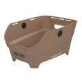 Basil Cento Neo WSL Fahrradkorb für hinten, 46 x 23 x 14 cm - sand
