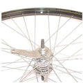 Achterwiel 28x1 1 2 zwart, KT remnaaf, spaak 13, Westwood profiel aluminium velg.