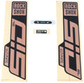 Rockshox decor set signatur series decal set rs sid sl ult. copper look