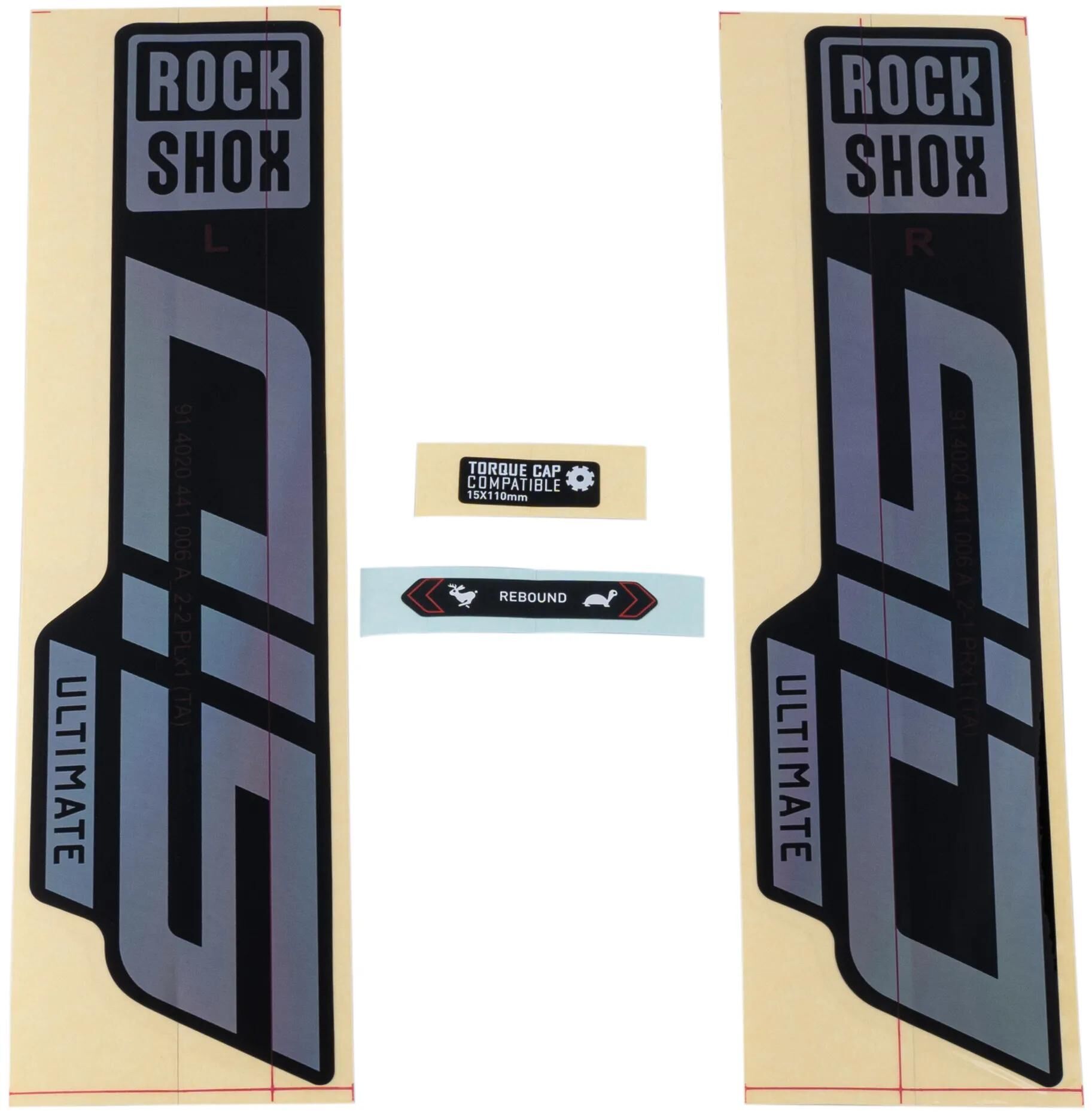 Rockshox dekor set signatur series decal set rs sid ult. rainbow