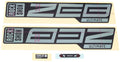 Rockshox dekor set signatur series decal set rs zeb ult. rainbow