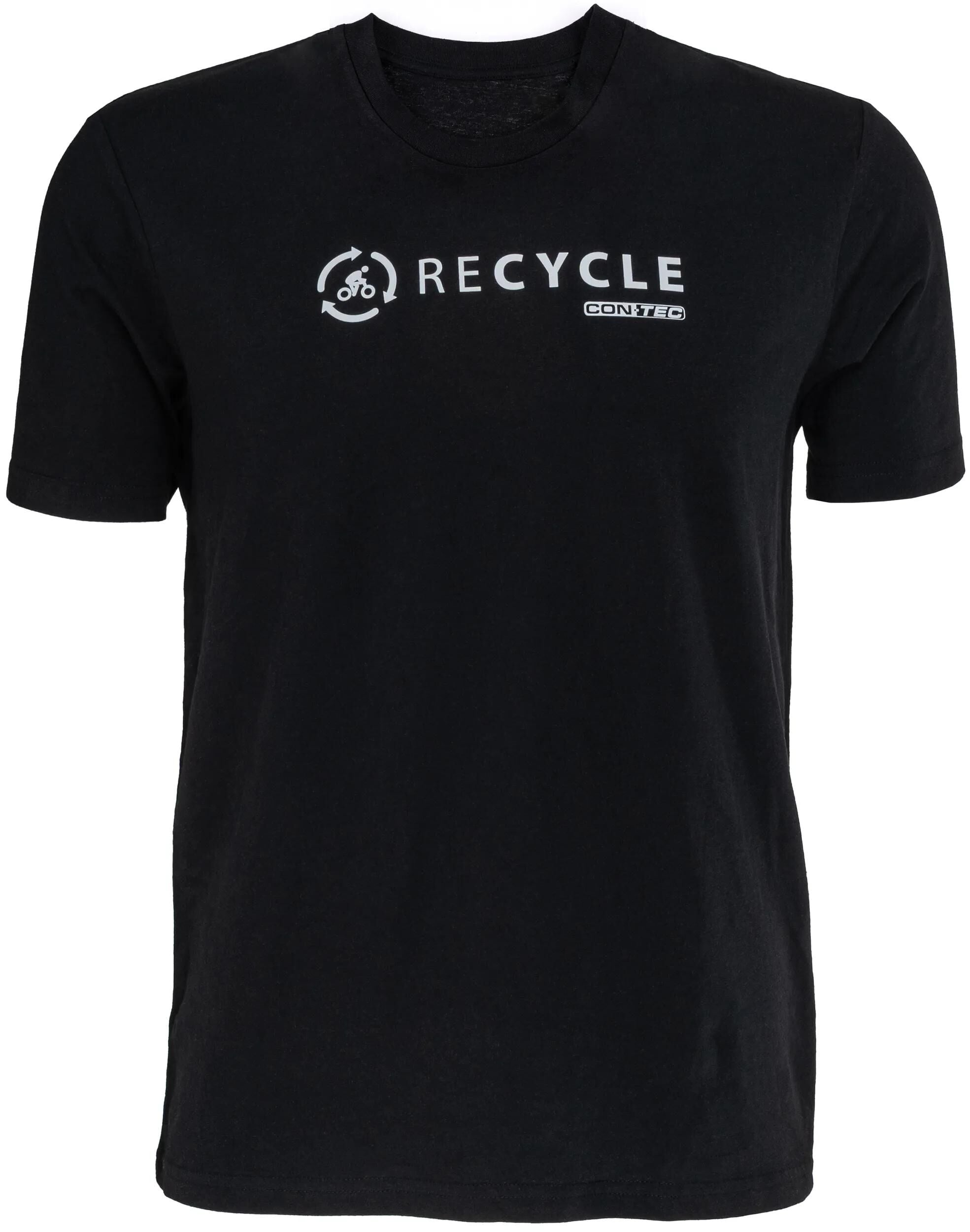 Contec t-shirt re.cycle ct t-shirts re.cycle black gr. l