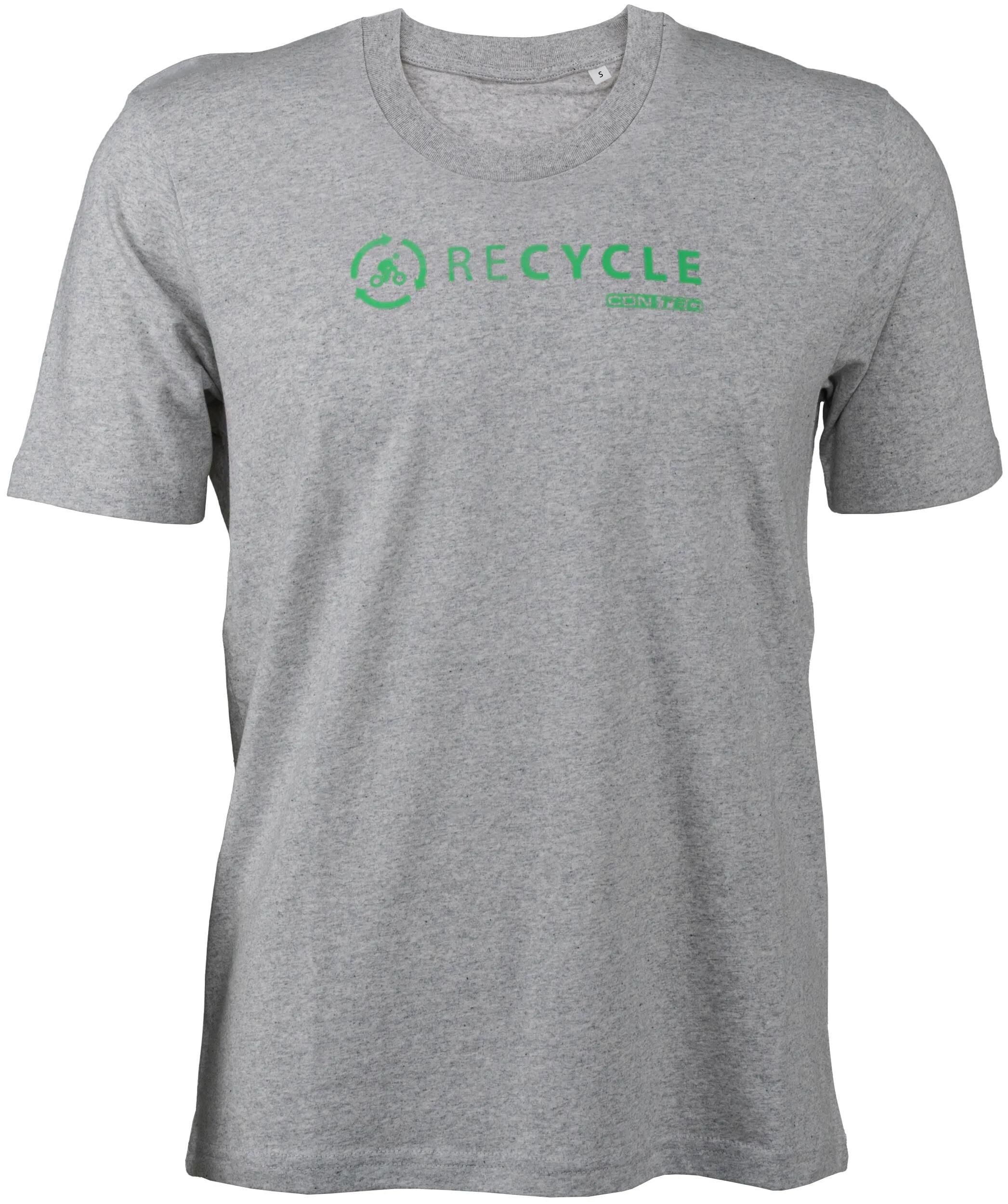 Contec t-shirt re.cycle ct t-shirt re.cycle gray size s