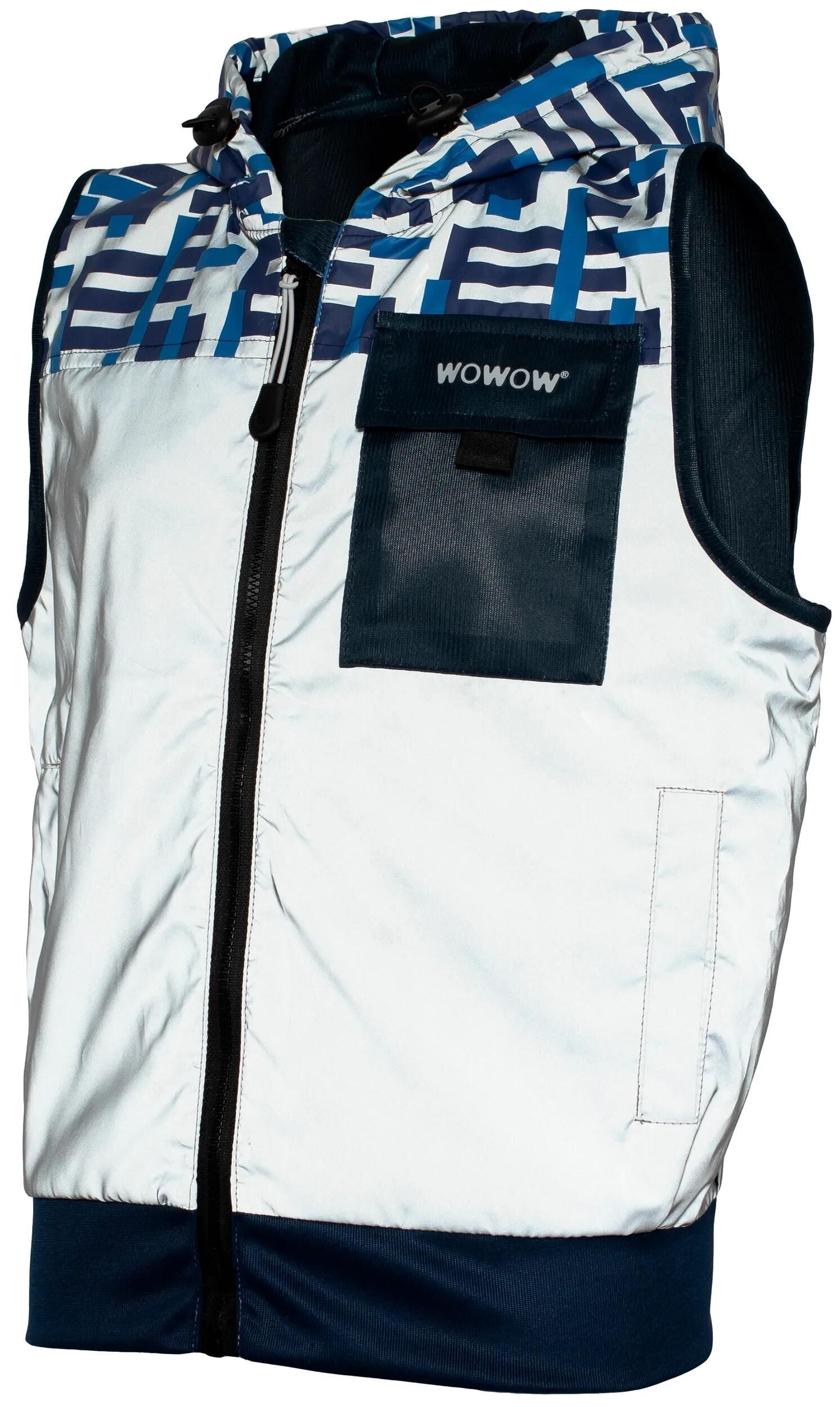 WOWOW Weste Yoho Jacke blau FR reflektierend Kinder Yoho blau FR Gr. XL