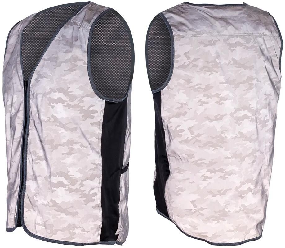 Wowow weste titanium refl.vest titanium size s