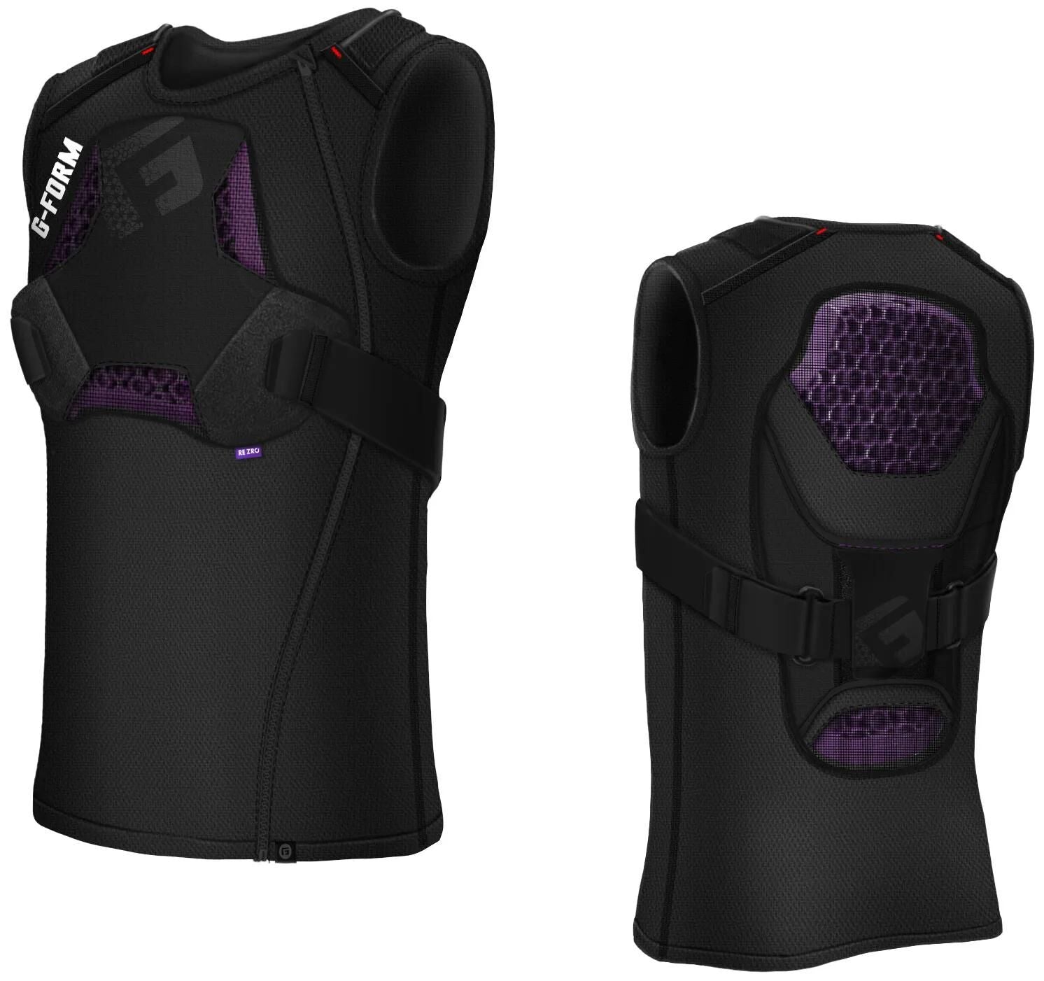 G-form brustprotektor mx spike chest back prot. mx spike size s black