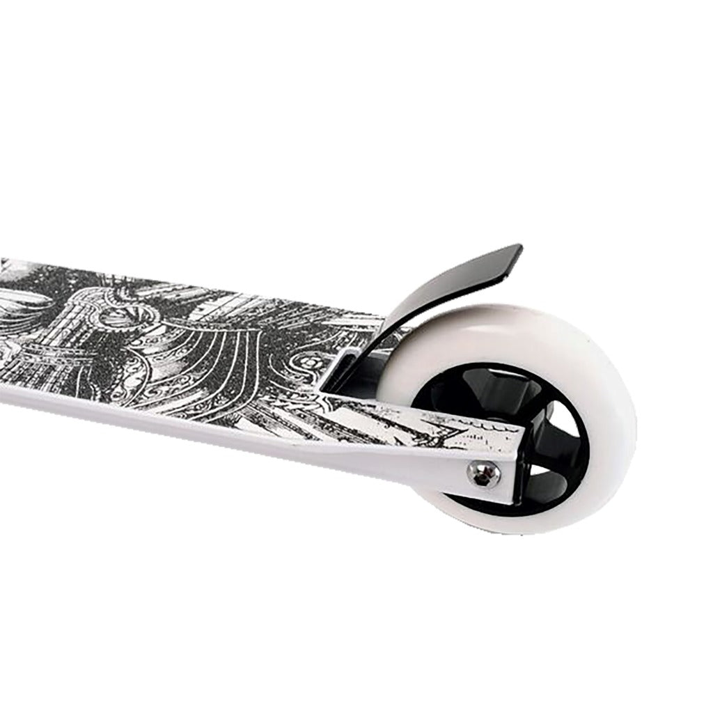 Street Surfing Torpedo Armor Aluminium-Scooter weiß schwarz