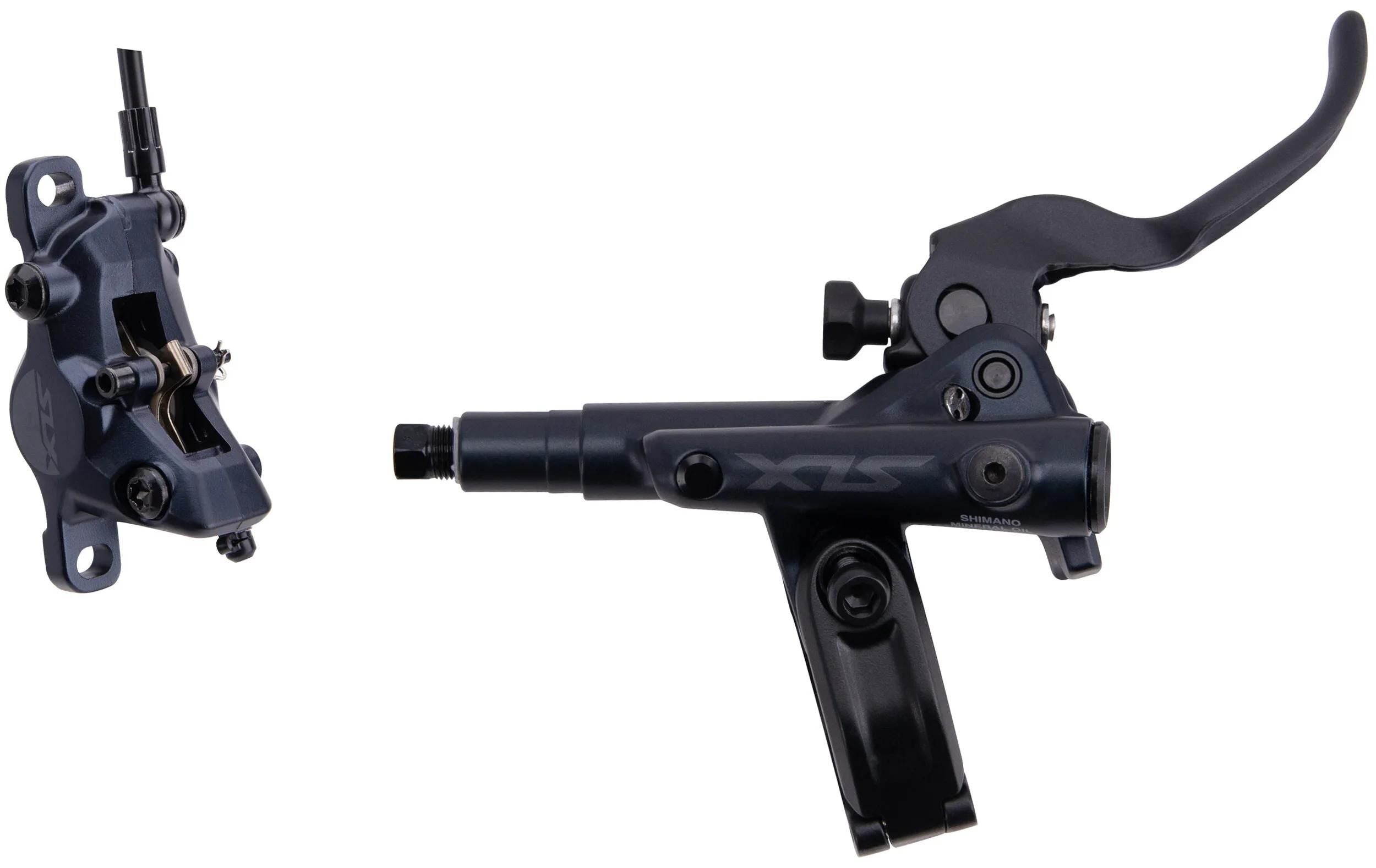 Shimano SLX M7100 I-Spec EV Post Mount Hinterrad-Scheibenbremsenset – ohne Bremsscheibe