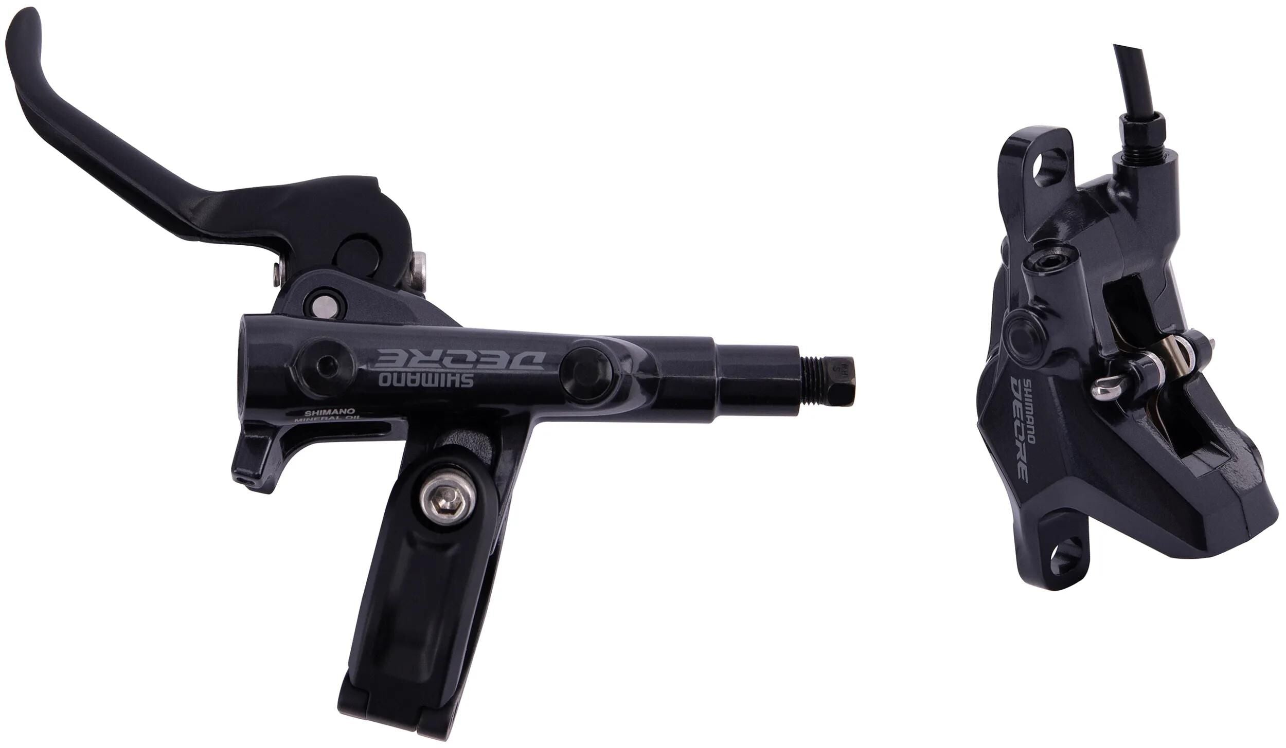 Shimano scheibenbremse deore br-m6100 und bl-m6100 disc brake shim.deore fr.1000mm met.pads g04s