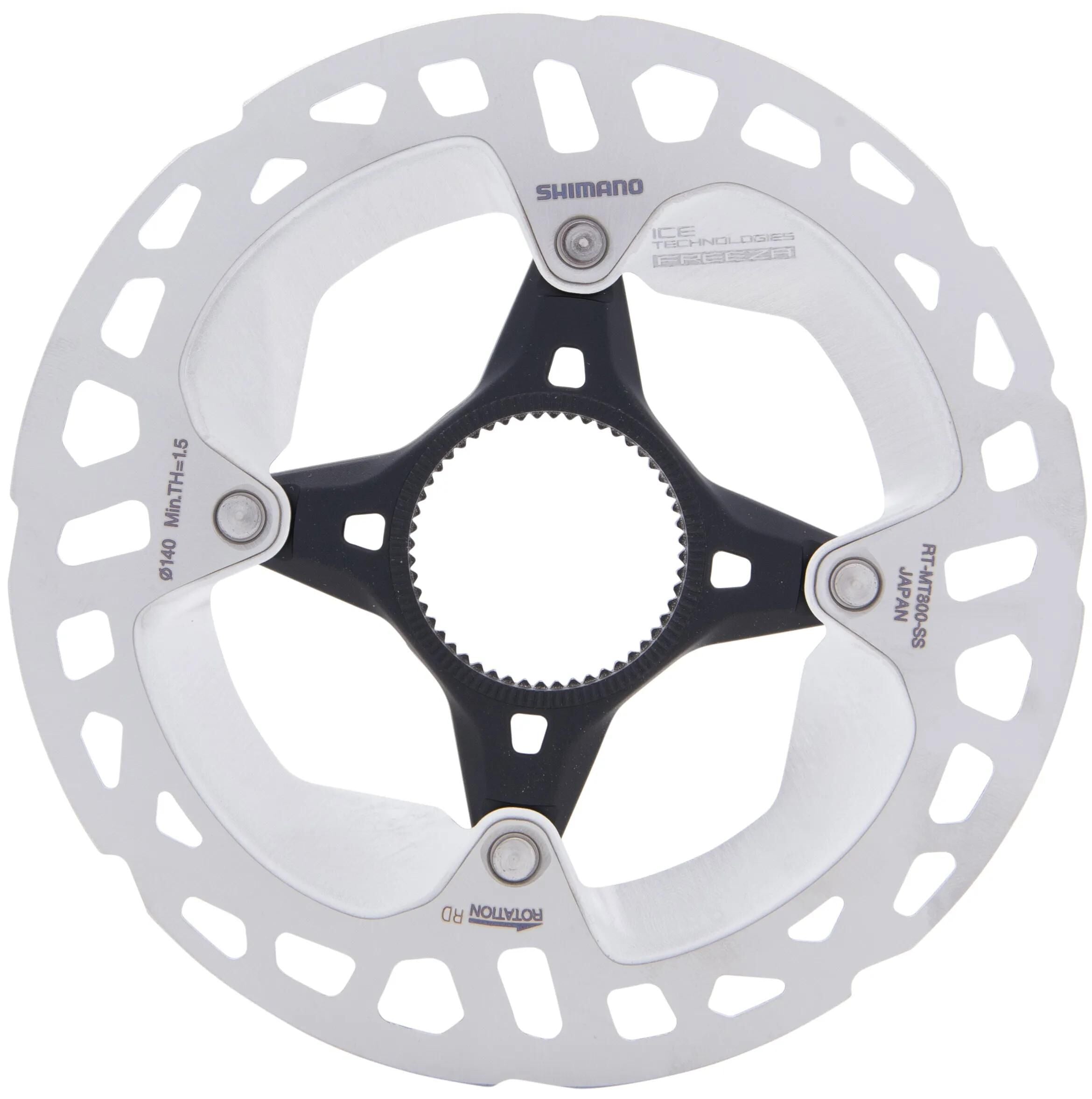 Shimano remschijf deore xt rt-mt800 shim.brake rotors xt 140mm cl mt800 ice ext