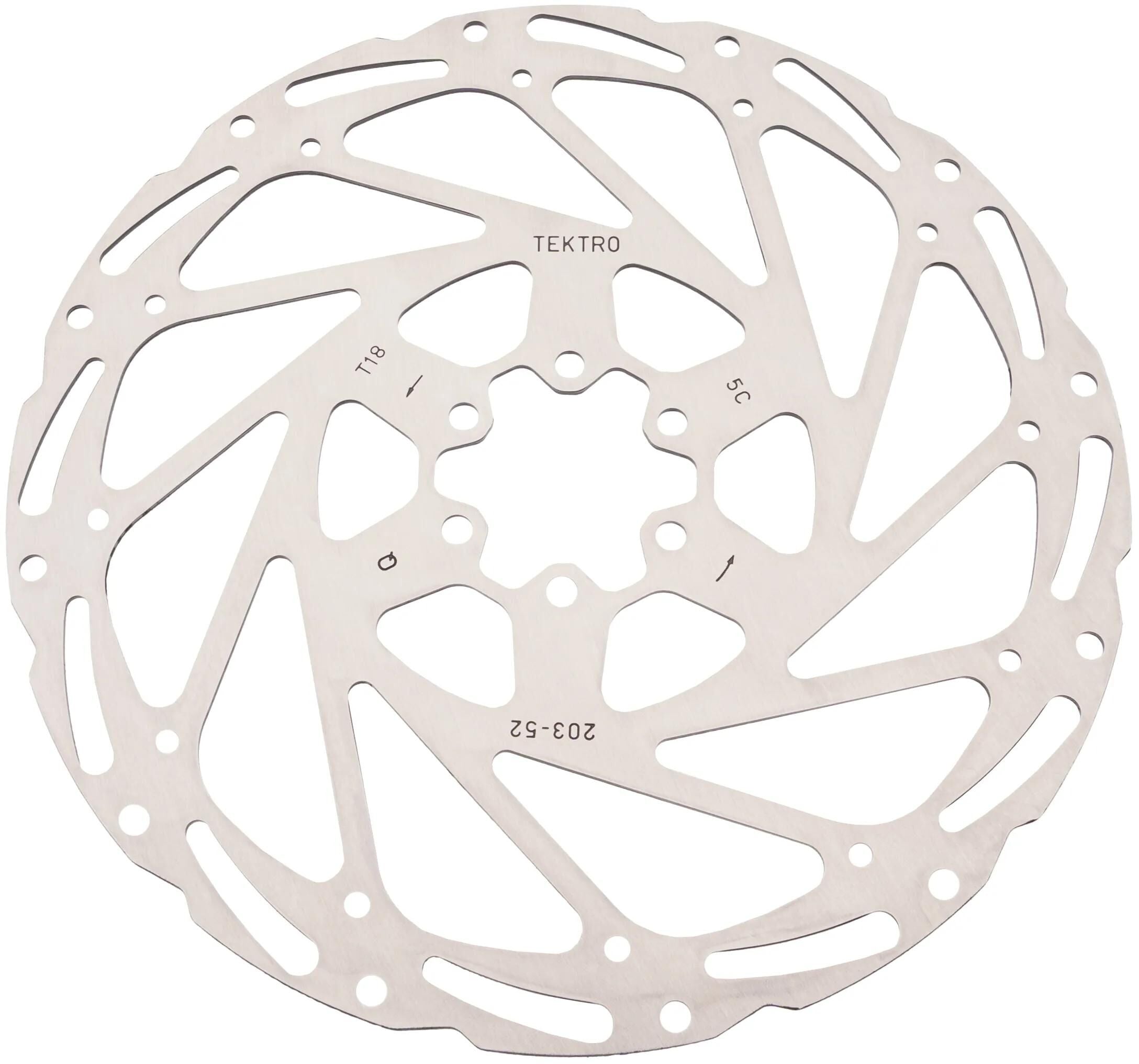 Tektro bremsscheibe tr52 brake rotors tr203-52 6-hole 1.8 mm