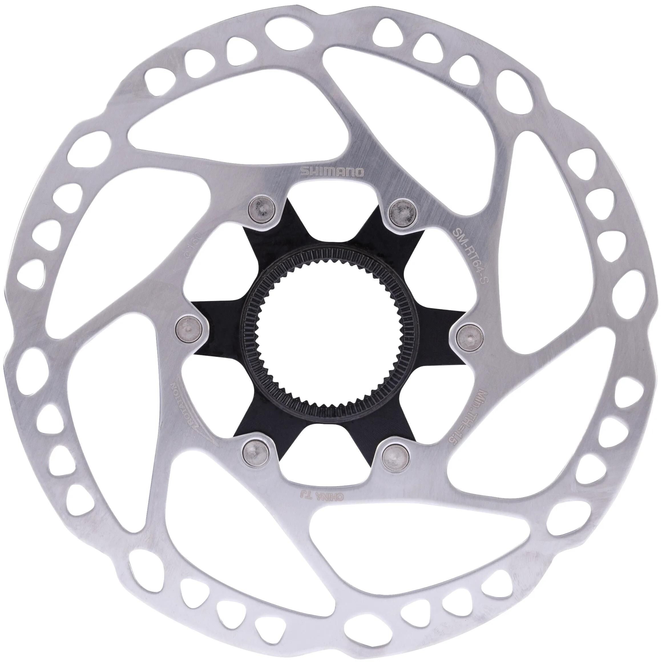 Shimano bremsscheibe deore rt-64mag rotor shim.deore rt-64mag 160mm cl