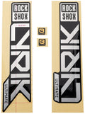 Rockshox dekor set decal set rs matt foil lyrik ult 27 29 matt-sil.
