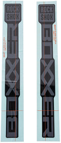 Rockshox dekor set decal set rs grey matt black sliders