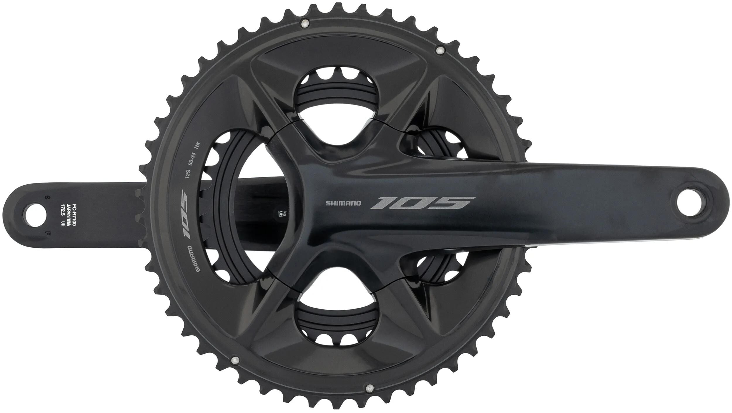 Shimano kettenradgarnitur 105 fc-r7100 shim.krg 105 fcr7100 50 34 172.5 schw 12f ht2