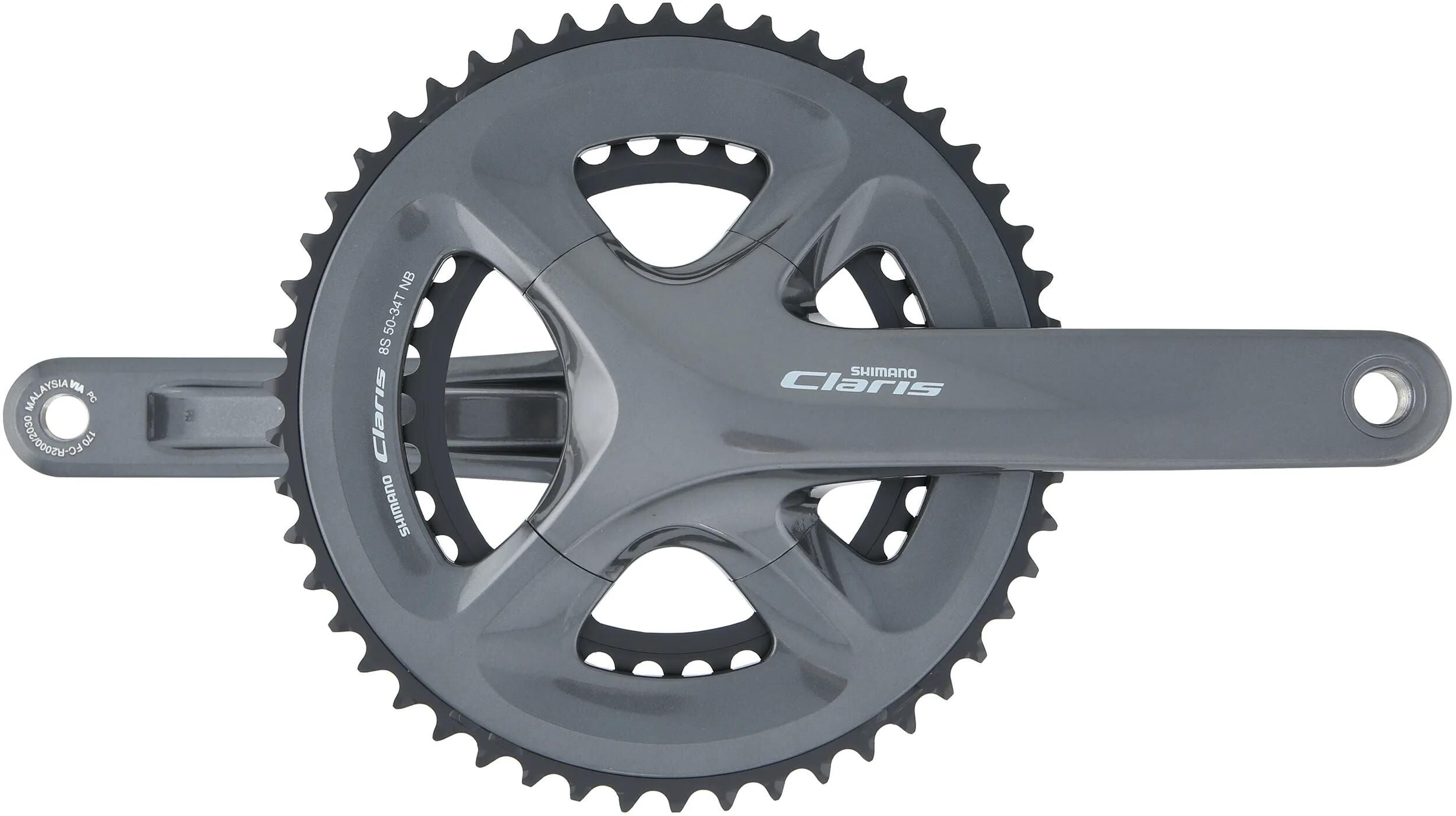 Shimano kettenradgarnitur claris fc-r 2000 shim.cr.set clar.fcr2000 34 50t.170mm ht2 8sp -