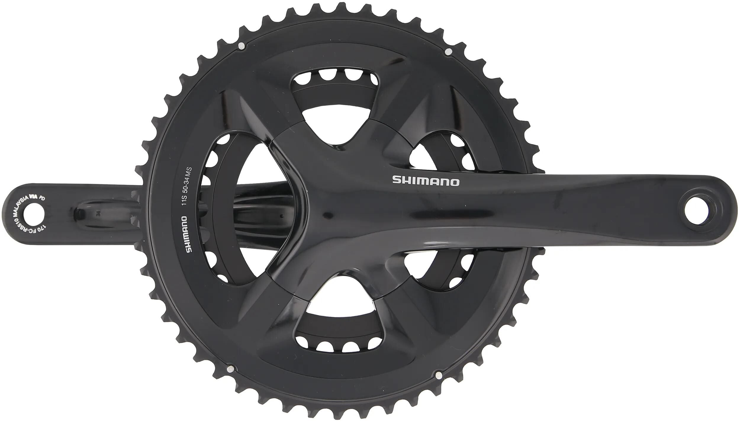Shimano crankstel 105 fc-rs510 crankset shim.105 fcrs510 36 52t.170mm ht2 11sp