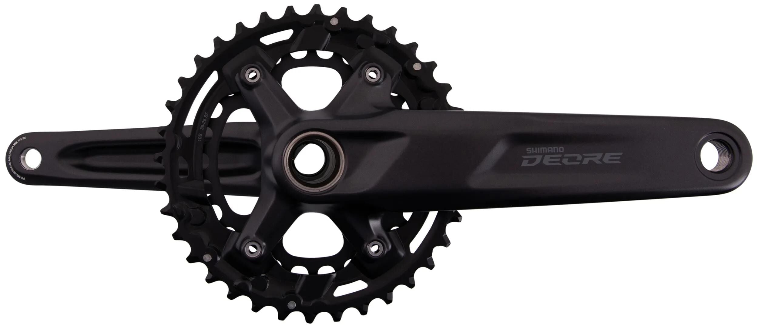 Shimano crankstel deore fc-m4100 crankset shim.deore 36 26 teeth 175mm